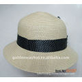 Lady's paper straw decoration morocco hat girls straw hat